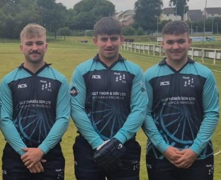 Hook CC - The Phelps family trio which helped Hook win eight on the trot